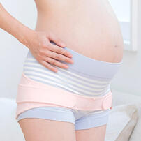 なが～く使えるマタニティベルト（ピンク・L）