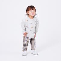 POLO BCS フラッグ刺繍トレーナー アイボリー×80cm ベビーザらス限定