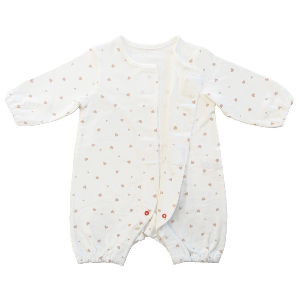 ワンタッチロンパース ハート(ハート×50-60cm) ベビーザらス限定