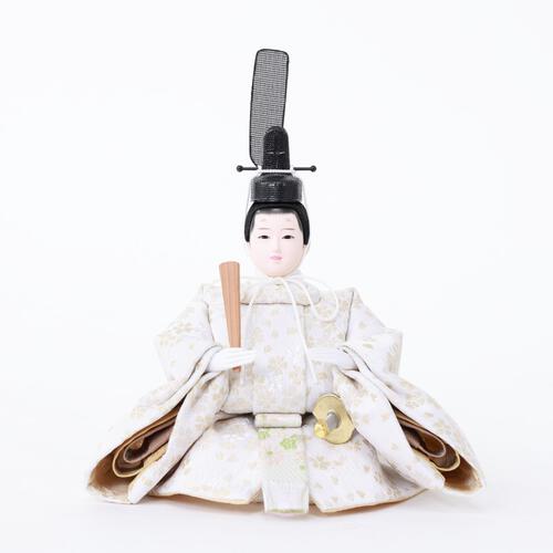 【雛人形】親王飾り 円形市松アレンジフラワー