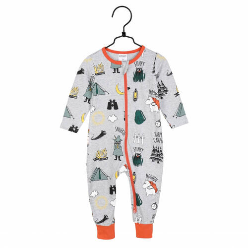 MOOMIN キャンピング トリップ パジャマ グレー 56 (グレー×56cm)
