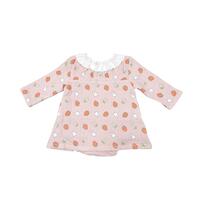 miffy ミッフィー 長袖ロンパース サコッシュ付き ミディアムピンク×80cm ベビーザらス限定