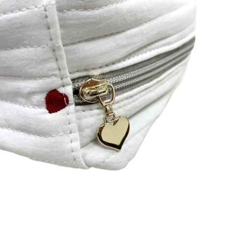 イブルおむつポーチ ハート(オフ白×フリー) ベビーザらス限定