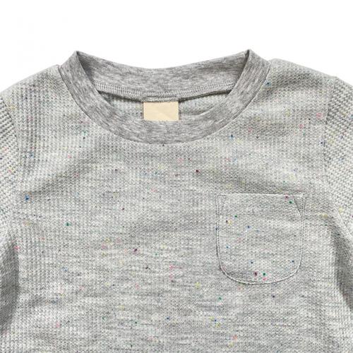 sophitica ワッフルカラフルネップTシャツ グレー&times;95cm