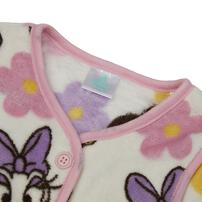 Disney ディズニー 珊瑚フリースベスト ミニー 総柄 ピンク×100cm