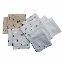 10枚組ガーゼハンカチ ベージュセット(ベージュ×フリー) ベビーザらス限定