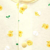 新生児国産ちびオール ひよこ柄（イエロー×60-70cm） ベビーザらス限定