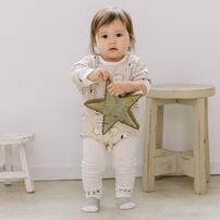 SNOOPY 長袖ロンパース タイツセット 総柄 スヌーピー ベビーザらス限定