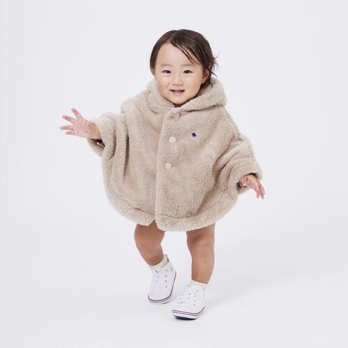 POLO BCS ボア ケープ ベージュ×FREE MC ベビーザらス限定