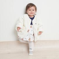 POLO BCS ボアジャケット アイボリー&times;80cmベビーザらス限定