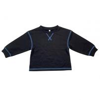 sophitica ミニ裏毛 デイリートレーナー ブラック×90cm