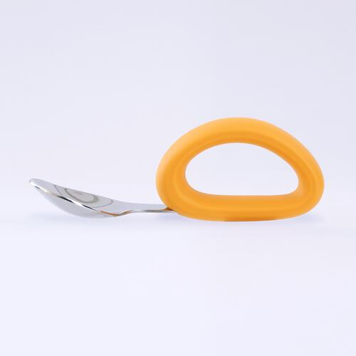 dear BABY ディアベビー はじめてでもにぎりやすいスプーン&フォーク (マスタード) ベビーザらス限定