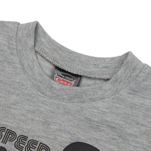 Disney ディズニー カーズ 長袖Tシャツ 天竺 グレー&times;95cm ベビーザらス限定