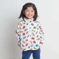 【TOMICA kie_158さんプロデュース】TOMICA トミカ ウィンドブレーカー ホワイト×120cm