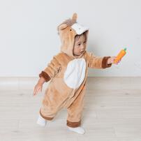 干支 馬 ロンパース ブラウン×80cm ベビーザらス限定