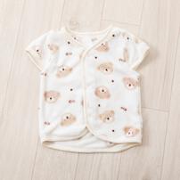 パジャマベスト フリース クマ柄 ベージュ×80-95cm ベビーザらス限定