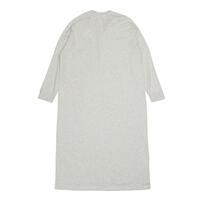 monpoke モンポケ 長袖前開きワンピースパジャマ ワンポイント グレー&times;M-L ベビーザらス限定