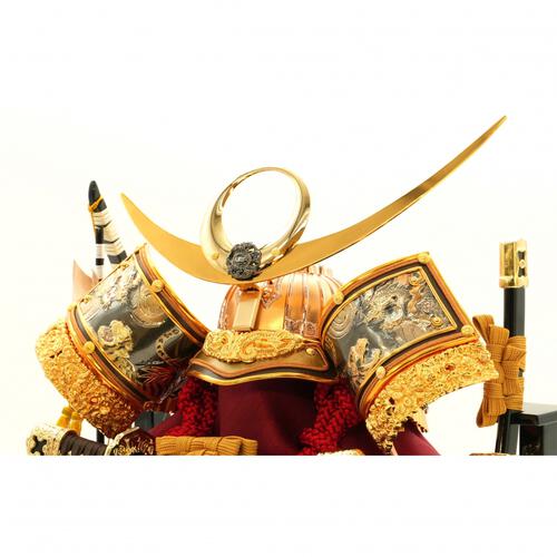 【五月人形】兜飾り ケース飾り「上杉謙信六角アクリル」（538370）コンパクト 男の子 トイザらス・ベビーザらス限定【メーカー直送】