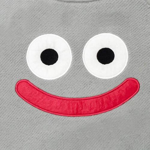 ドラクエベビー＆キッズ スウェットシャツ メタルスライム(グレー×80cm)