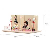 【雛人形】木目込み親王飾り「ひなまり」 (331389)ひな人形 おしゃれ コンパクト トイザらス・ベビーザらス限定【メーカー直送】