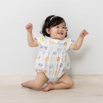 miffy ミッフィー 半袖ボディスーツ 総柄メッシュ ホワイト&times;70cm ベビーザらス限定