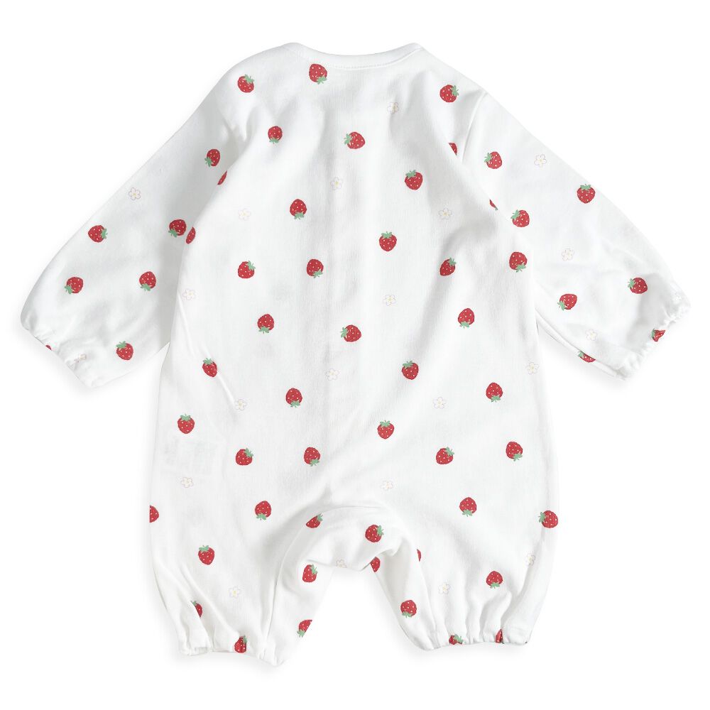 日本製ちびオール スムス イチゴ柄 ナチュラル×60-70cm ベビーザらス