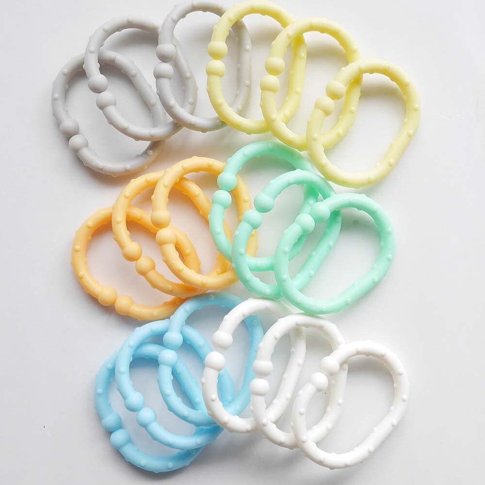 dear BABY ディアベビー リンカブル18個入＜ベビーカー用Cカン