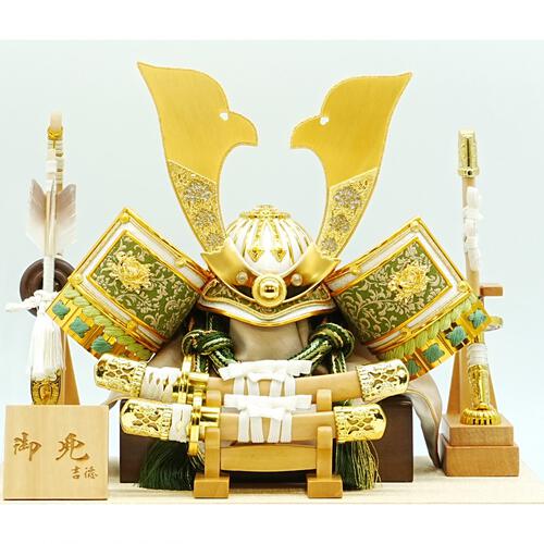 【五月人形】兜ケース飾り「緑七宝木目調半円アクリル」（538283）トイザらス・ベビーザらス限定【メーカー直送】