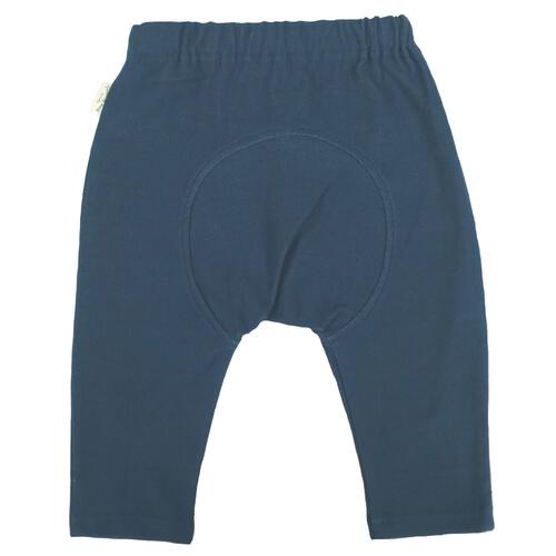 モンキーパンツ デニムニット ネイビー&times;70cm