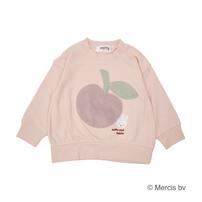Miffy ミッフィー ファーアップリケトレーナー リンゴ ピンク&times;95cm