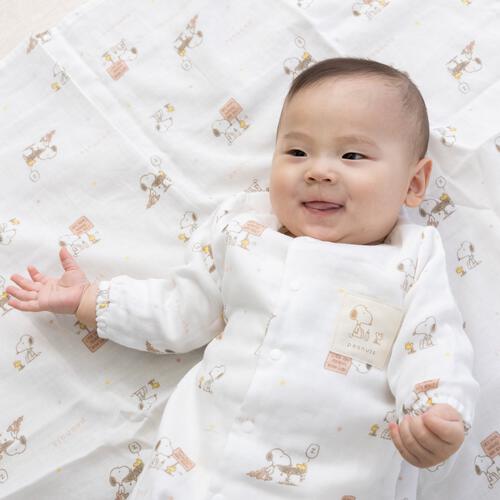 SNOOPY スヌーピー スワドル ダブルガーゼ ベビーザらス限定