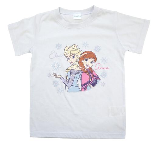 ディズニー 長袖前開きパジャマ＋半袖Ｔシャツセット アナと雪の女王 サックス&times;110cm ベビーザらス限定