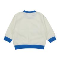 THOMAS トーマス 長袖デイリートレーナー 起毛 サスペンダー風 ホワイト×90cm ベビーザらス限定