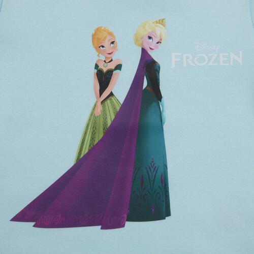 Disney ディズニー アナと雪の女王 長袖デイリートレーナー 起毛 ライトブルー×90cm ベビーザらス限定