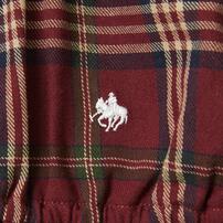 POLO BCS レギンス付フリルロンパース レッド×70cm ベビーザらス限定