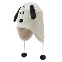 PEANUTS ベロアウィンター帽子 スヌーピー