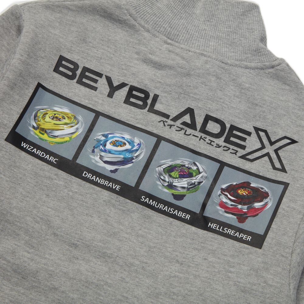 BEYBLADE X 長袖トレーナー ハーフジップ ベイブレード エックス