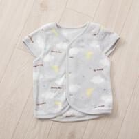 パジャマベスト フリース 雲柄 グレー×80-95cm ベビーザらス限定