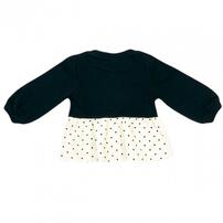 sophitica 裏毛裾フリル切り替えトレーナー ブラック×80cm ベビーザらス限定