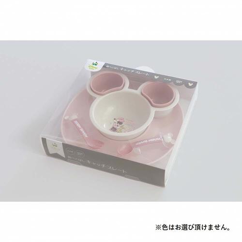 ミニーマウス 食べこぼしキャッチプレート【色ランダム】