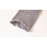 ウェストらくらく腹巻付きレギンス チャコール×L-LL