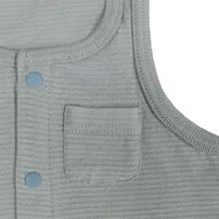 2枚組涼感袖なし前開きロンパース肌着 シースルー 車 ブルー&times;80cm ベビーザらス限定