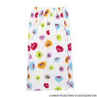 ドラクエベビー＆キッズ ラップタオル スライムぴぴぴ ホワイト&times;80cm