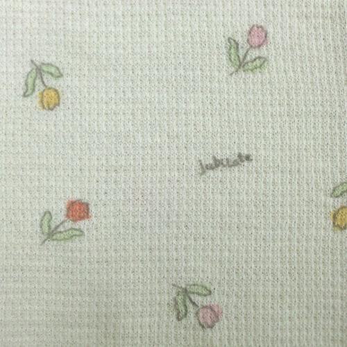 半袖前開きロンパース肌着 2枚組 ワッフル 花(ピンク&times;70cm) ベビーザらス限定