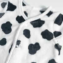 パジャマベスト フリース 牛柄 ブラック×80-95cm ベビーザらス限定