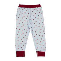 【FirstCloset×mioさん】 長袖ボディスーツ レギンス付き スムス サックス×70-80cm ベビーザらス限定