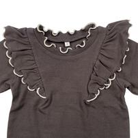 sophitica リブテレコ メローデイリートップス グレー×100cm