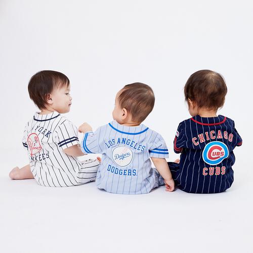 MLB ユニフォーム風ロンパース ドジャース 70cm