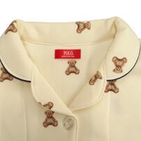 POLO BCS 長袖テーラーパジャマ 総柄 シャギー