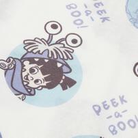 ディズニー 半袖ボディスーツ 総柄 ブー ホワイト&times;70cm